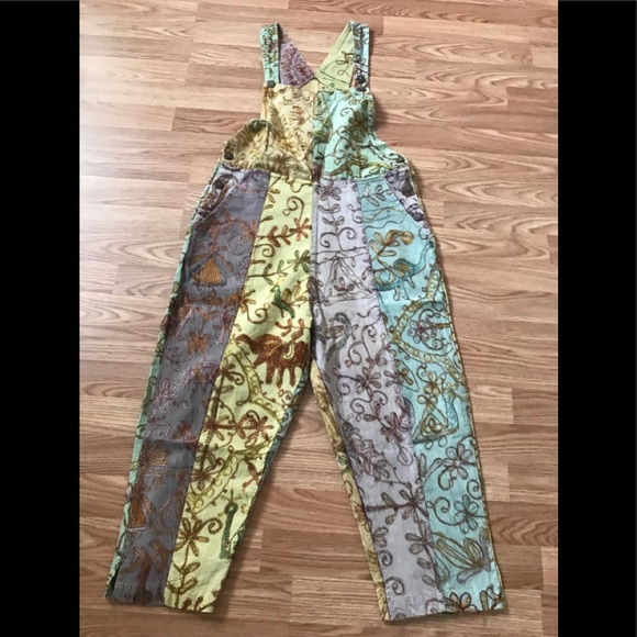 Sacred Threads Pants - 1107 Sacred Threads overalls in S/M